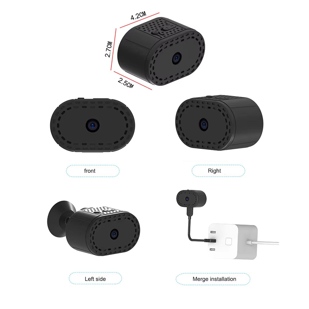 Tiny Wireless Wifi Monitor Camera for Home Security