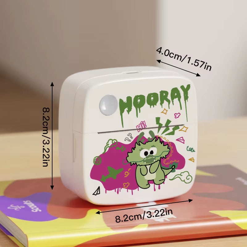 B5 Sticker Mini Printer with Wireless Bluetooth Portable Label Maker Printers Thermal Printing for Photo Student Error Printing