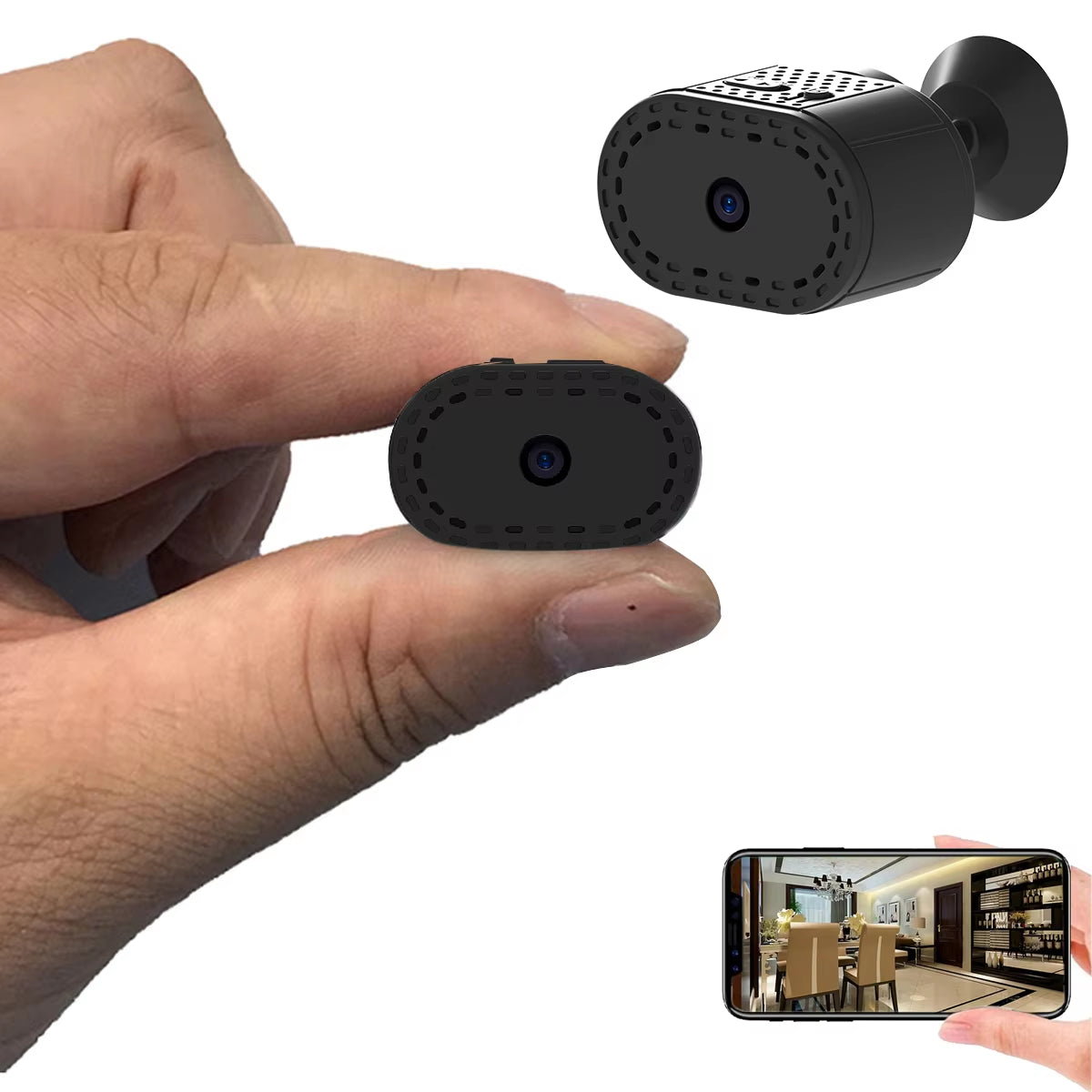 Tiny Wireless Wifi Monitor Camera for Home Security